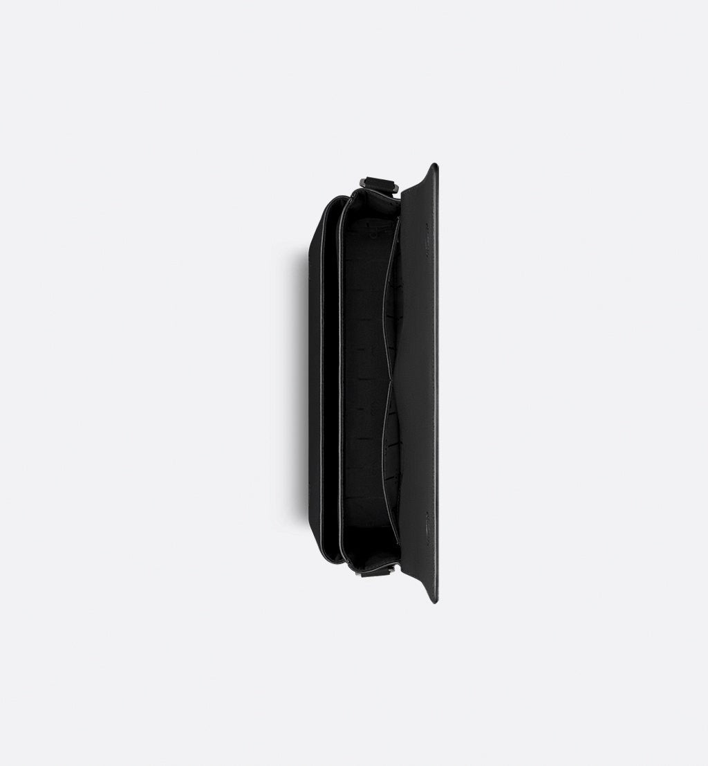 Dior Minimal CD Logo Leather Messenger Bag (Black) - image 7