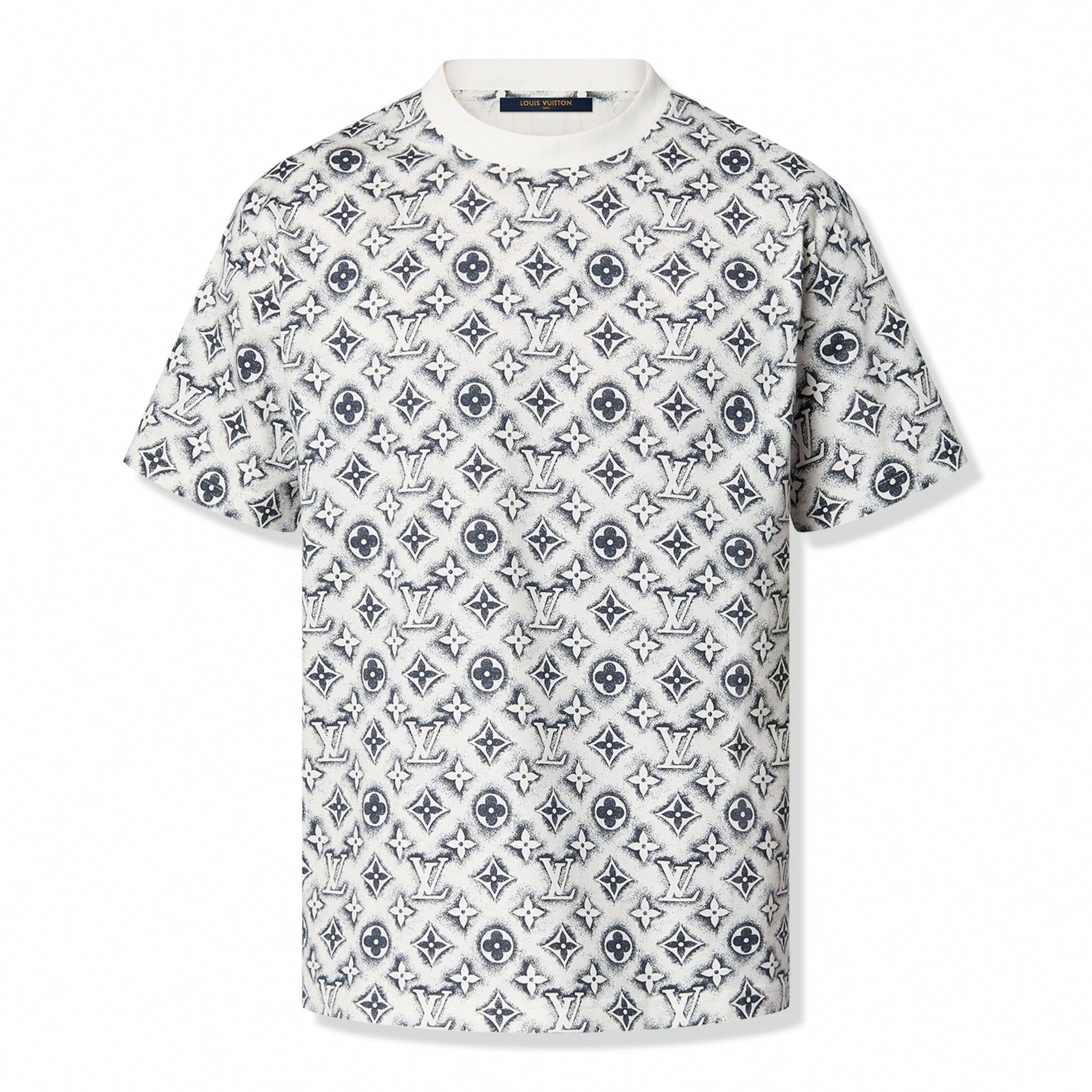Louis Vuitton Monogram White Deep Black T-Shirt
