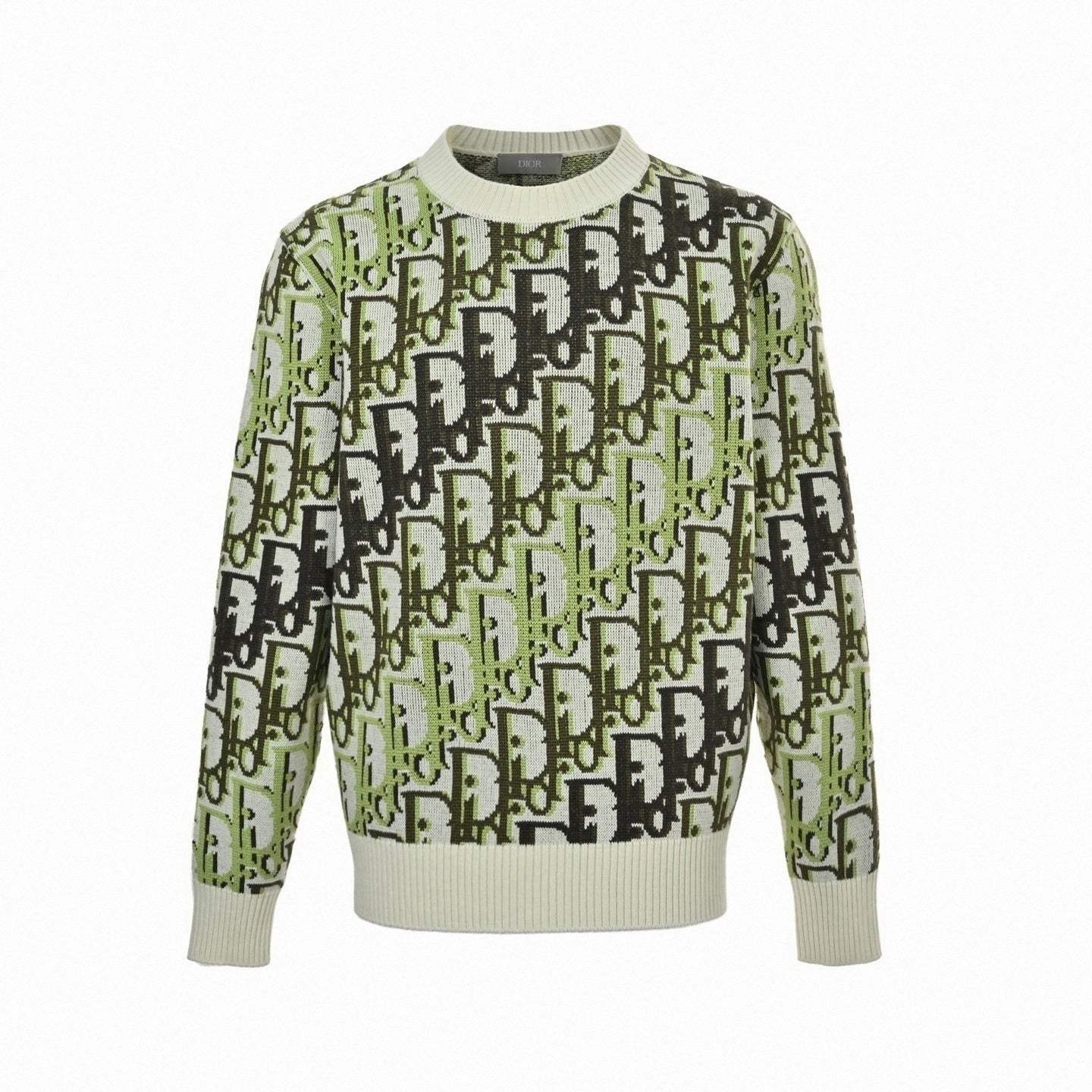 Dior Oblique Jacquard Wool Blend Crewneck