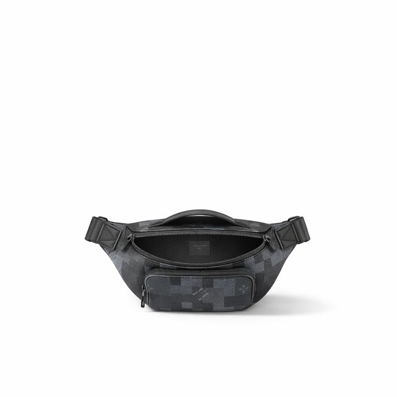 Louis Vuitton Damier Graphite Pixel Belt Bag (Black/Grey) - image 3