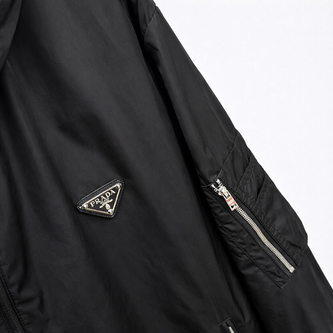Prada Re-Nylon Hooded Zip Jacket - image 6