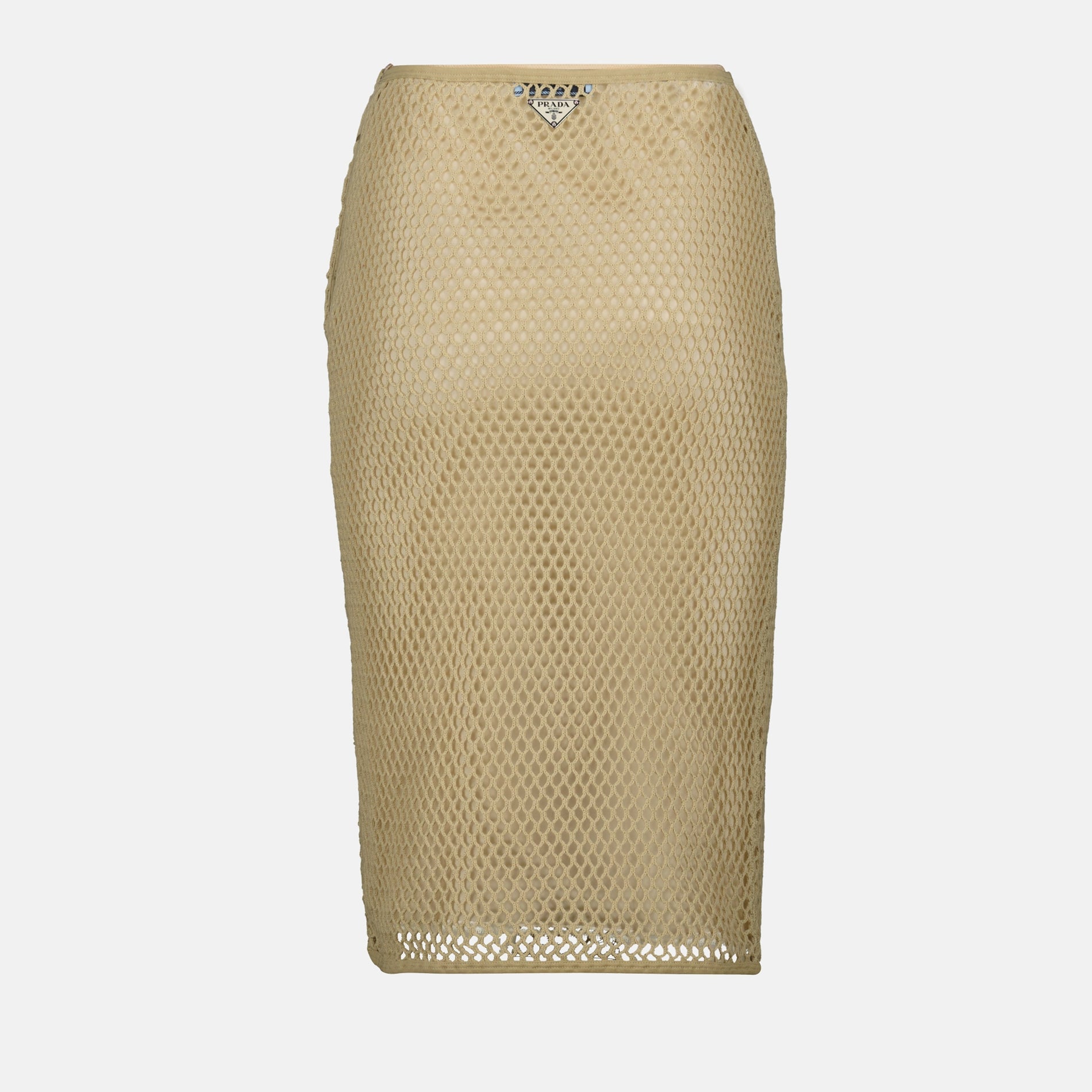 Prada Cotton Mesh Skirt - image 4