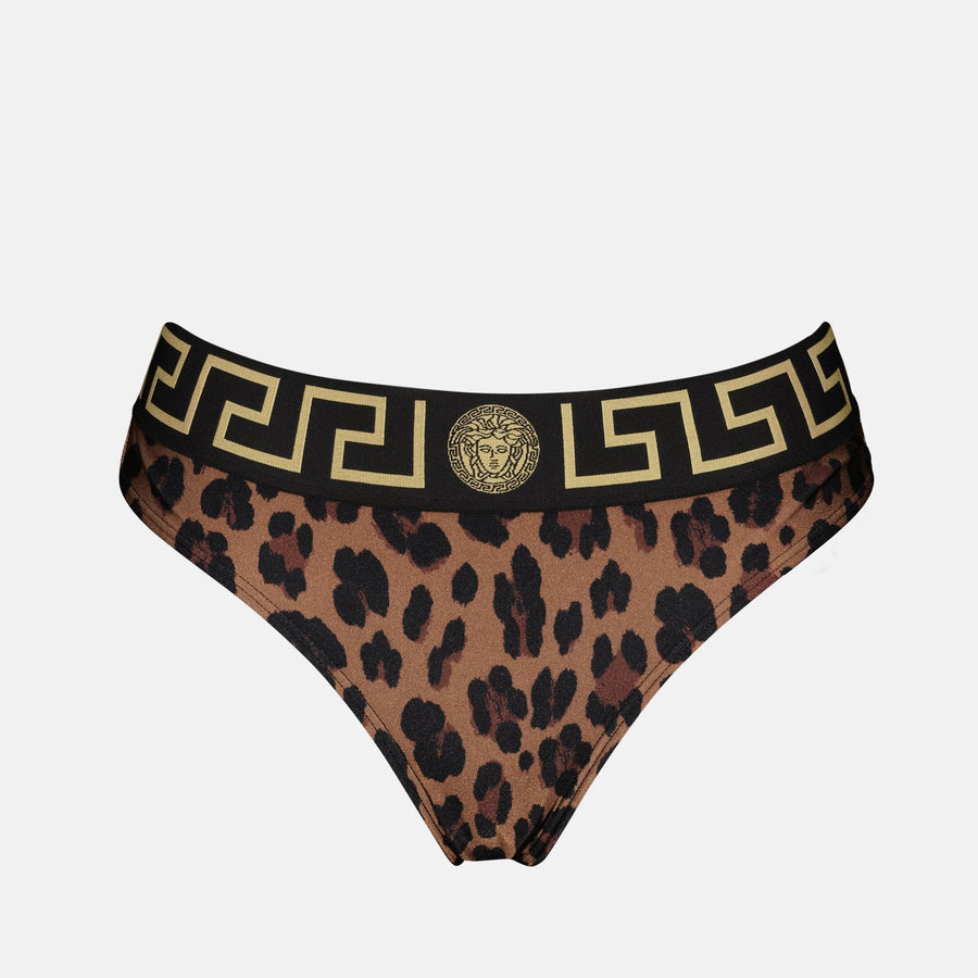 Versace Leopard Bikini Bottom