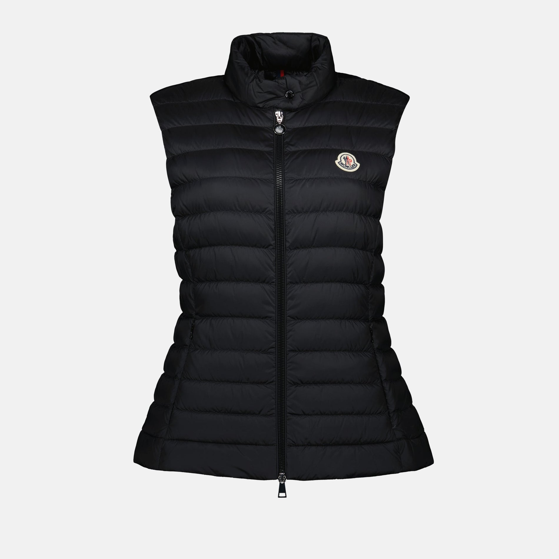 Moncler Black Lightweight Quilted Down Vest