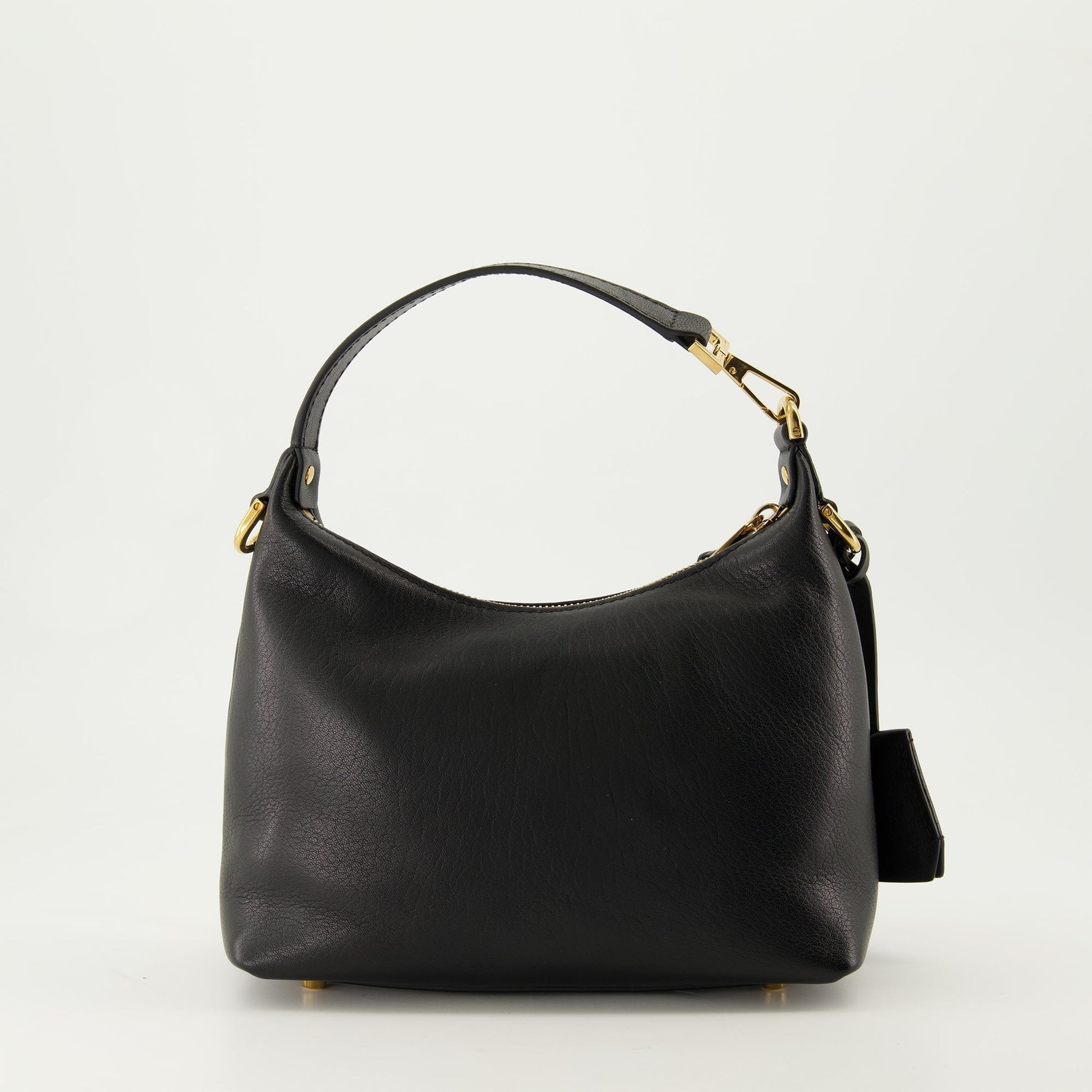 Versace Logo Leather Hobo Bag - image 2