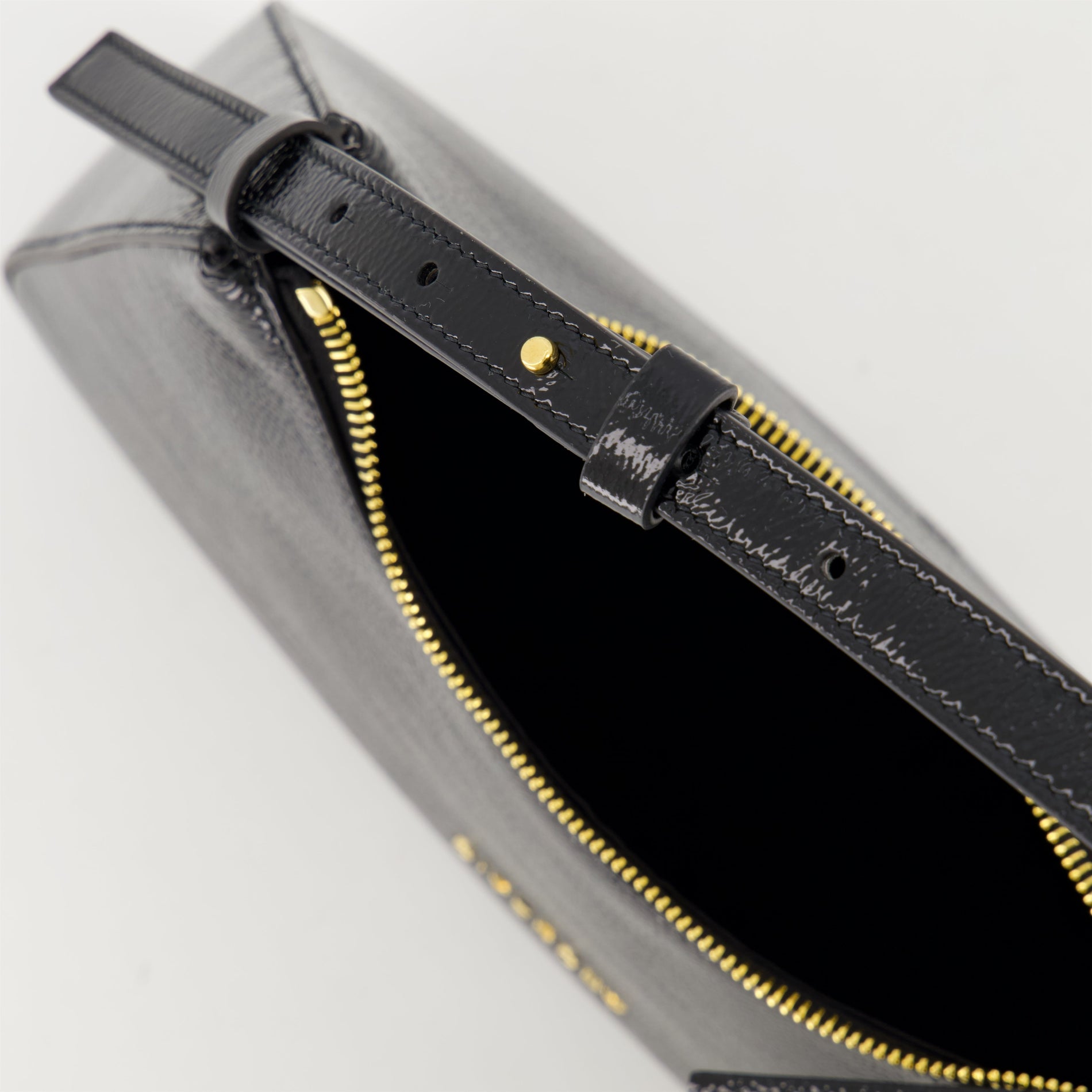 Givenchy Black Patent Leather Mini Shoulder Bag with 4G Charms - image 4