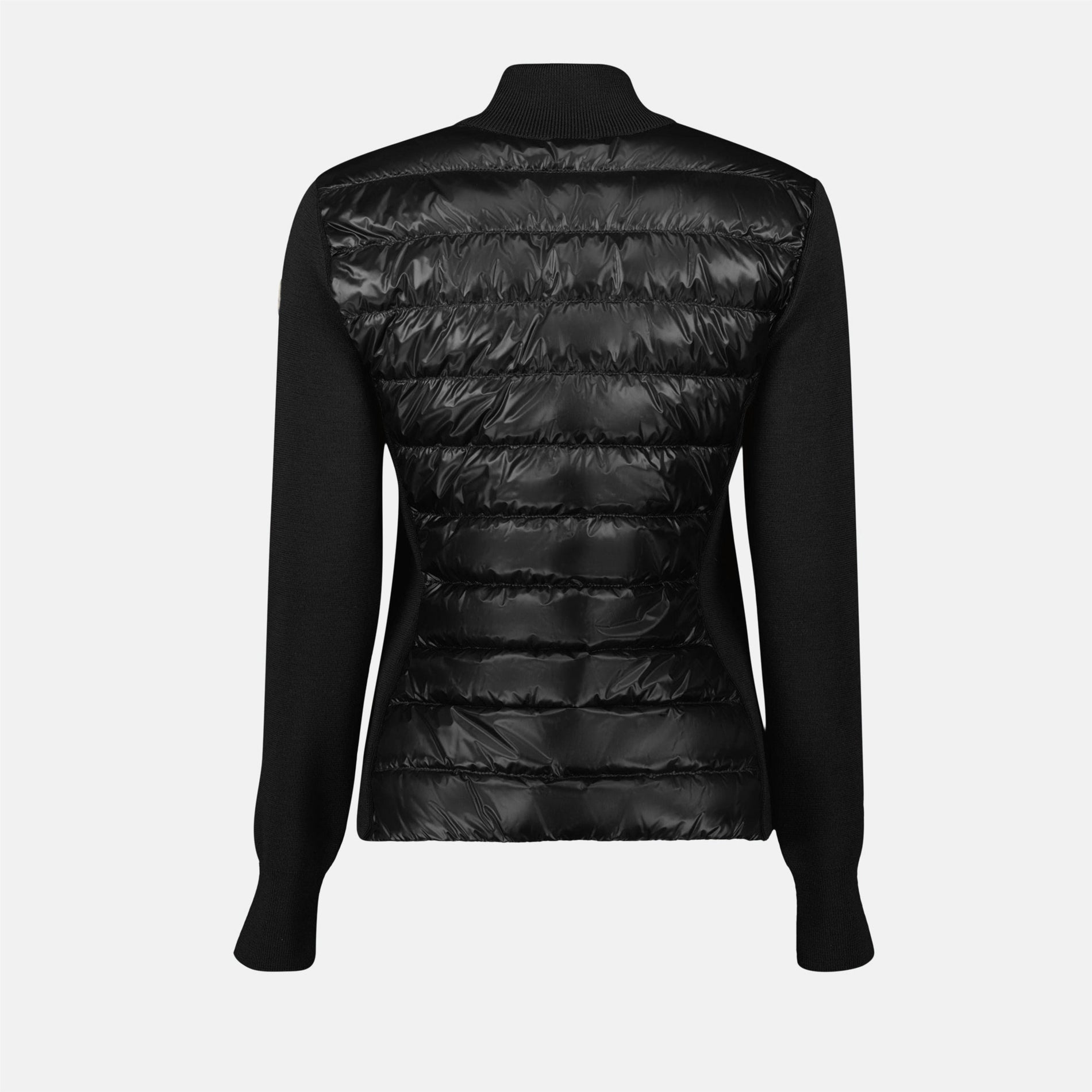 Moncler Knit Sleeve Puffer Jacket - Black - image 4