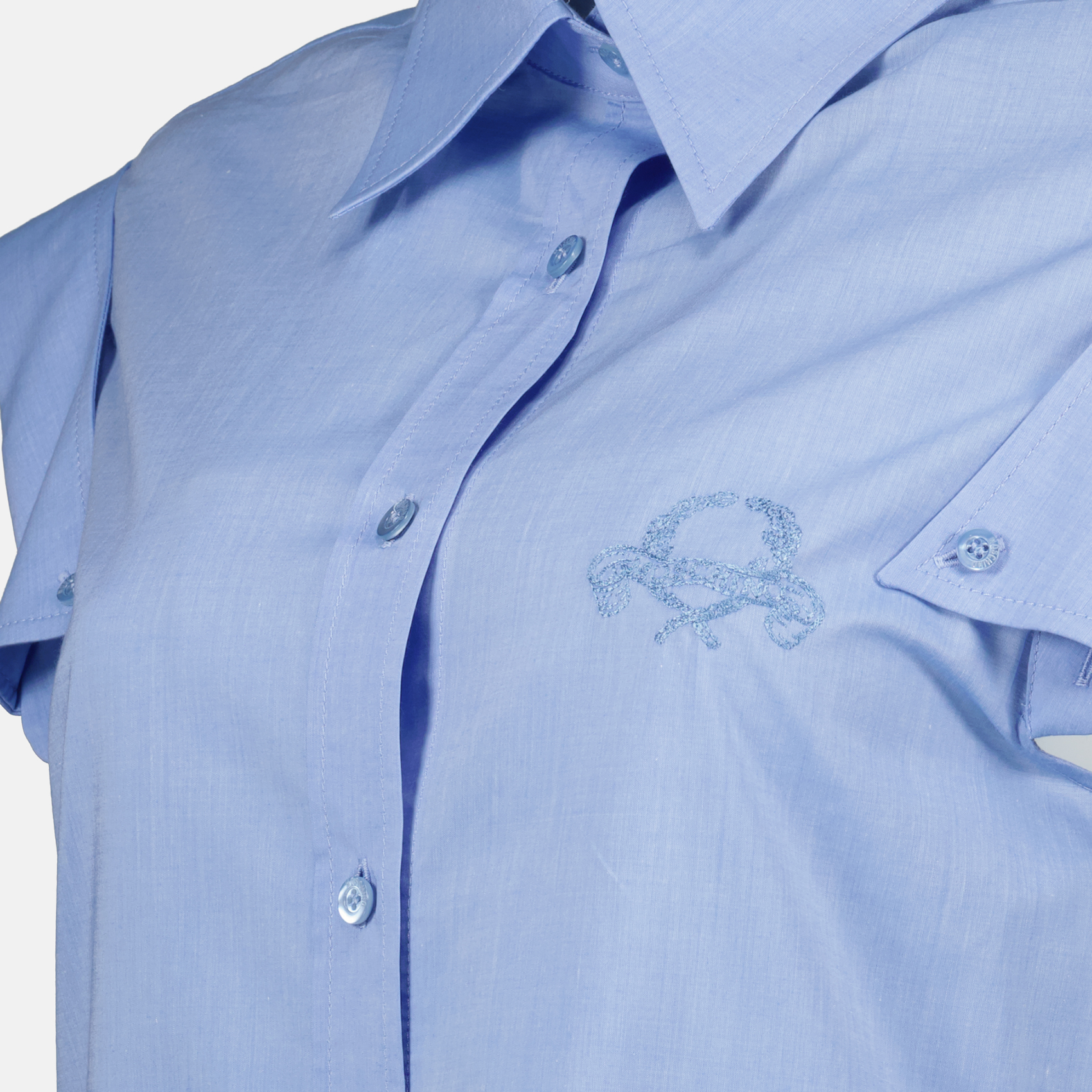 Moschino Cotton Shirt in Light Blue - image 3