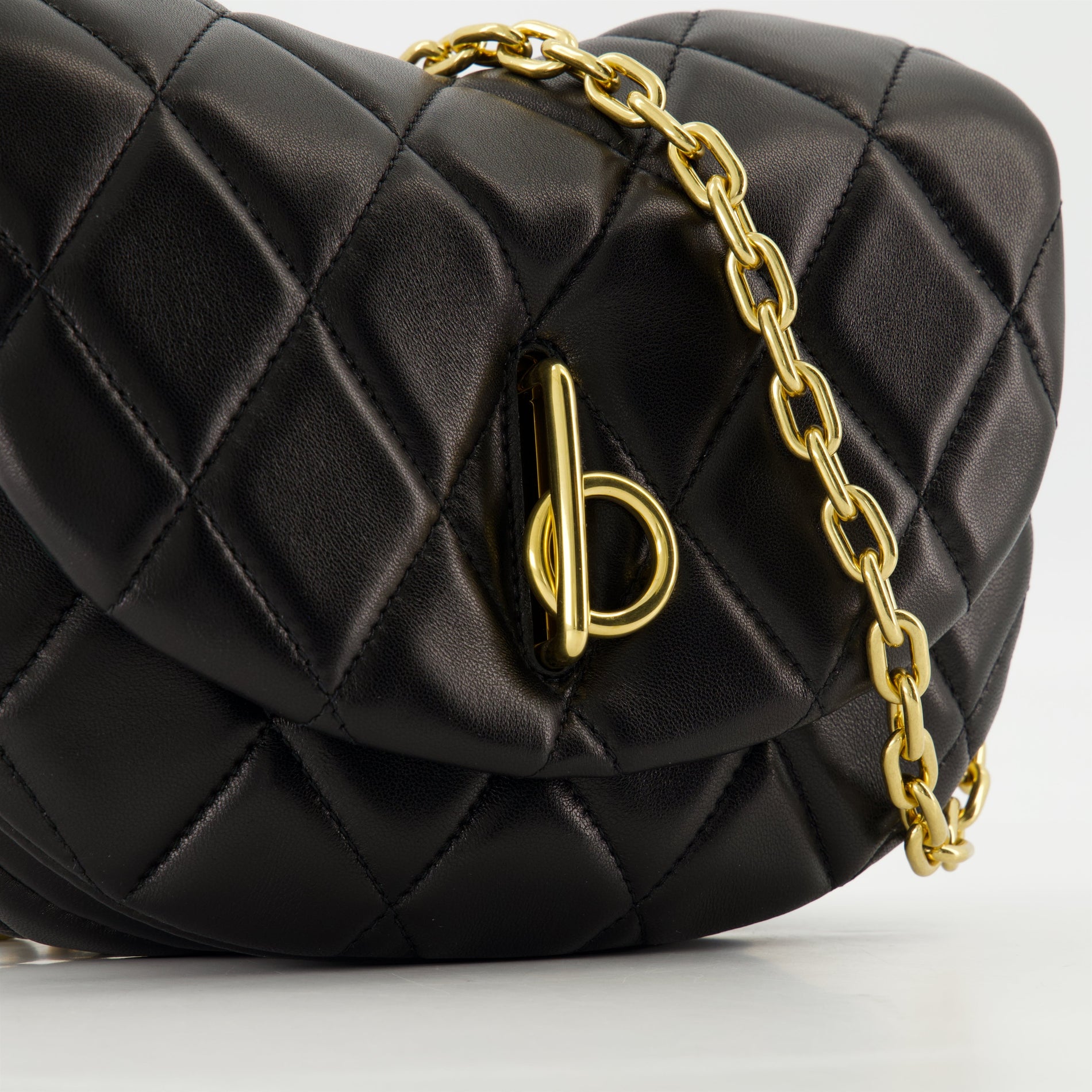 Burberry Quilted Leather Mini Chain Bag - image 3