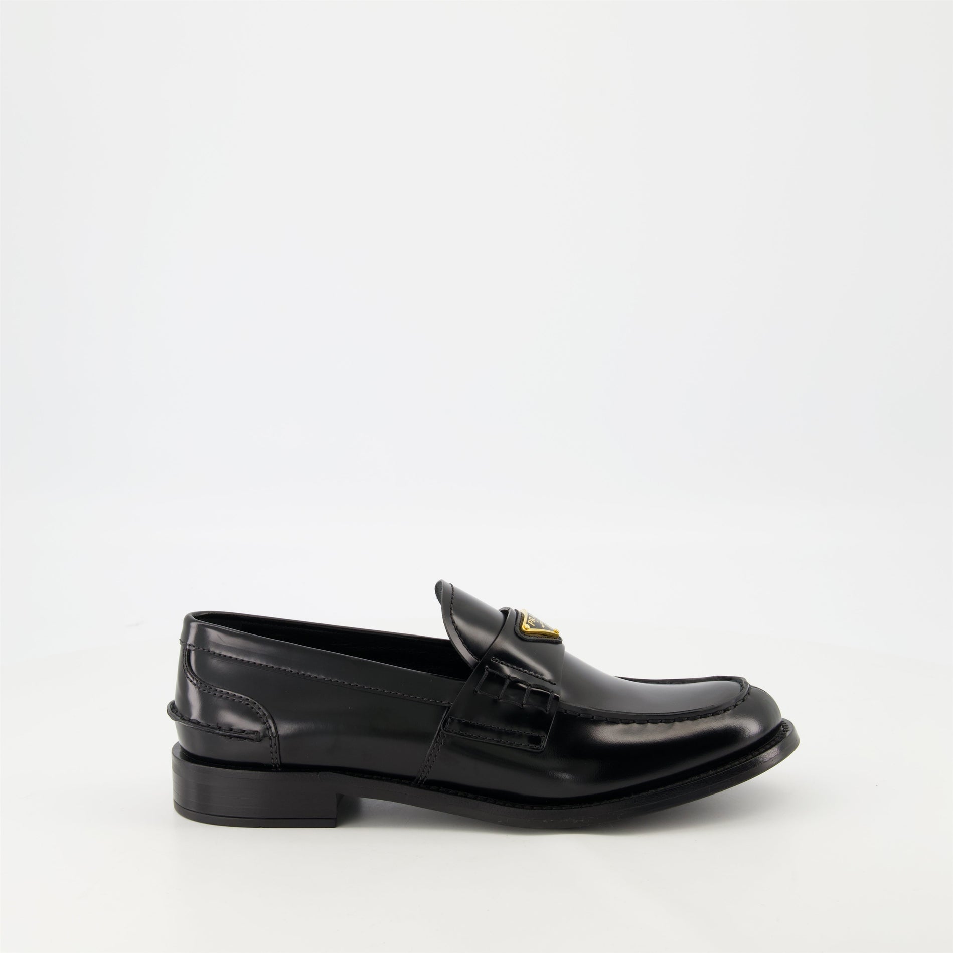 Prada Leather Penny Loafers