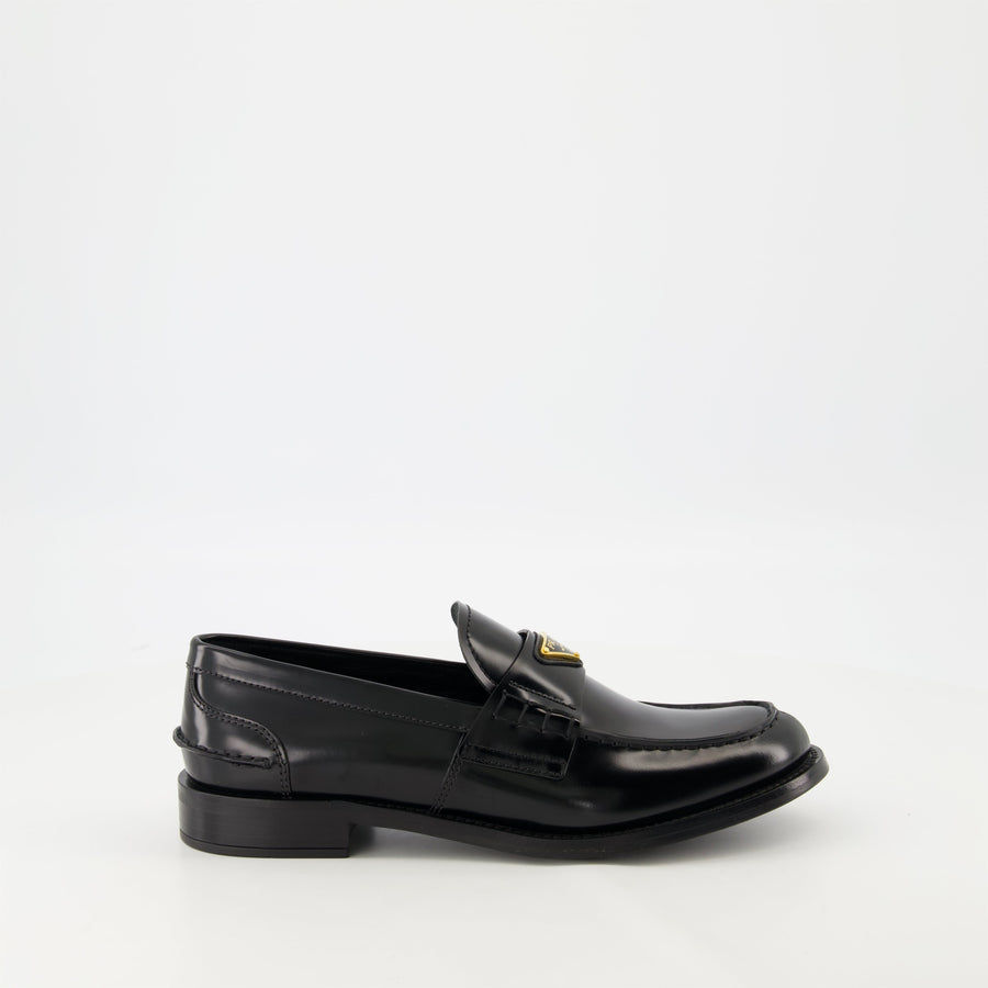 Prada Leather Penny Loafers