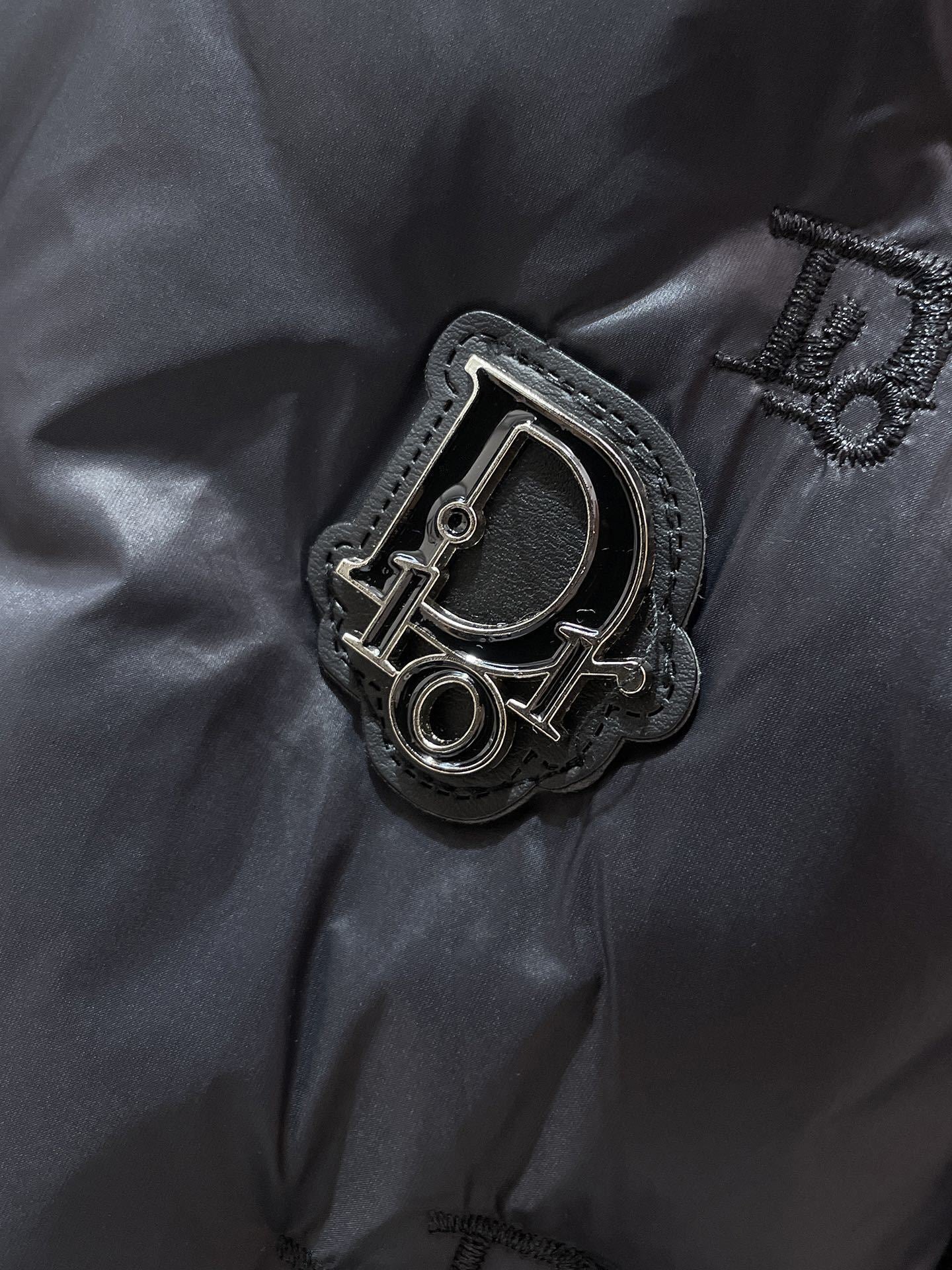 Dior Hybrid Down Jacket with Knit Sleeves - image 6