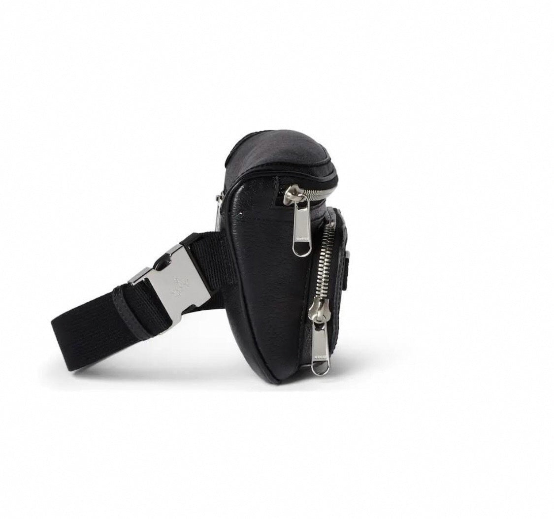 Gucci Black Leather Belt Bag - image 4