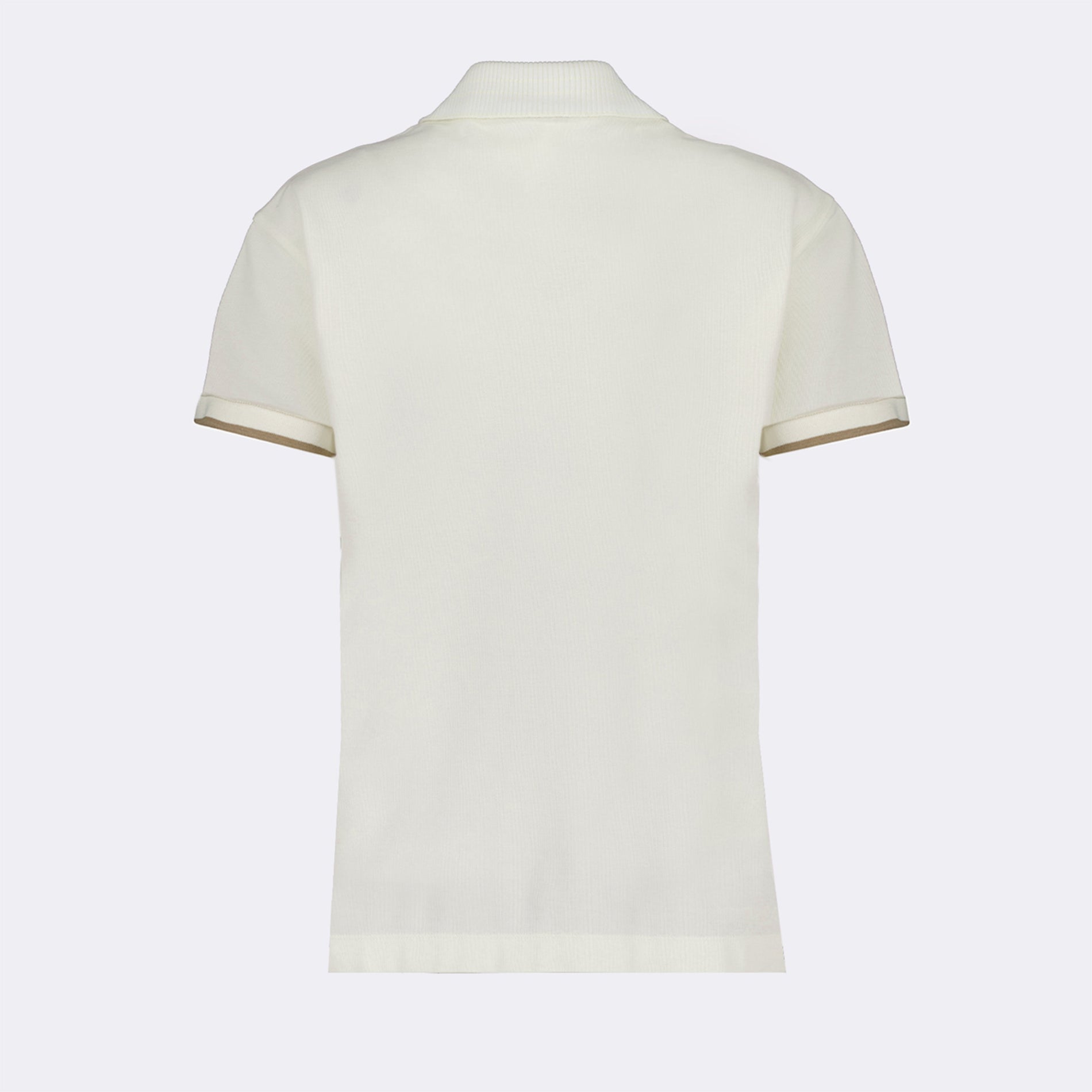 Moncler Women’s Cream Polo Shirt with Signature Logo - image 4
