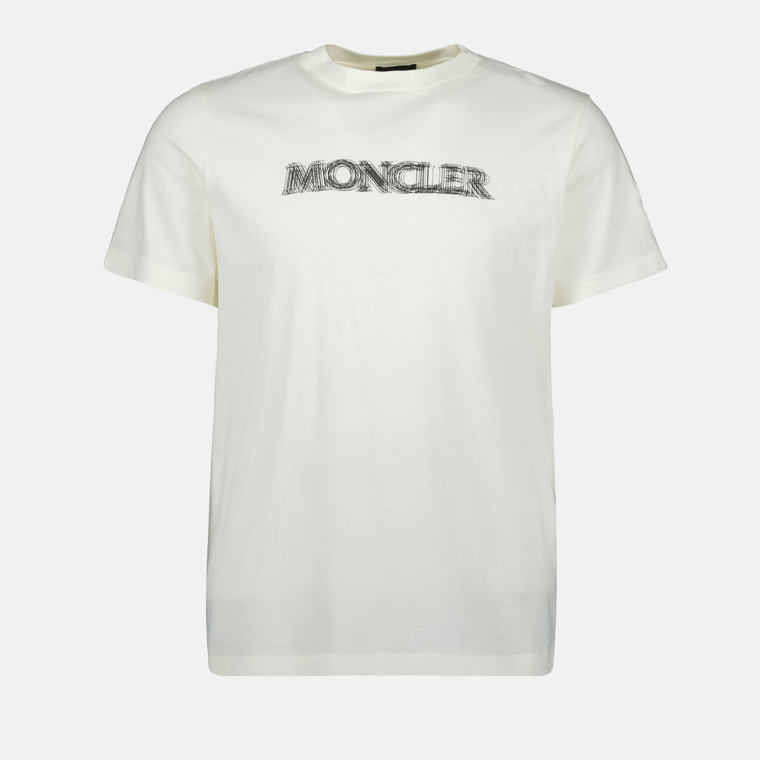 White Blurred Logo T-Shirt