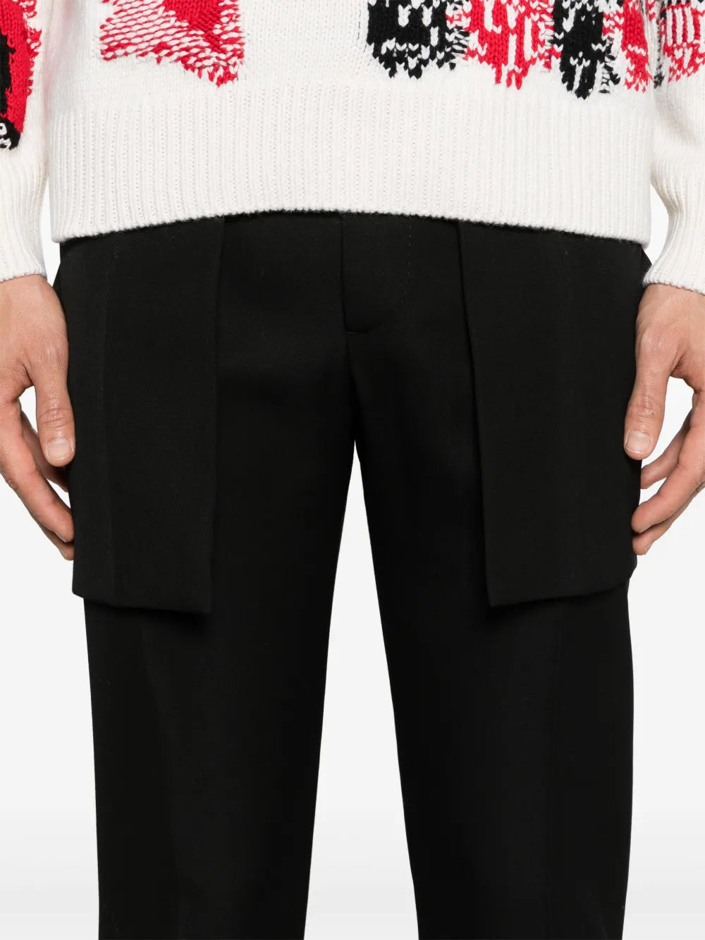 Alexander McQueen Pants with Visible Pockets - image 7