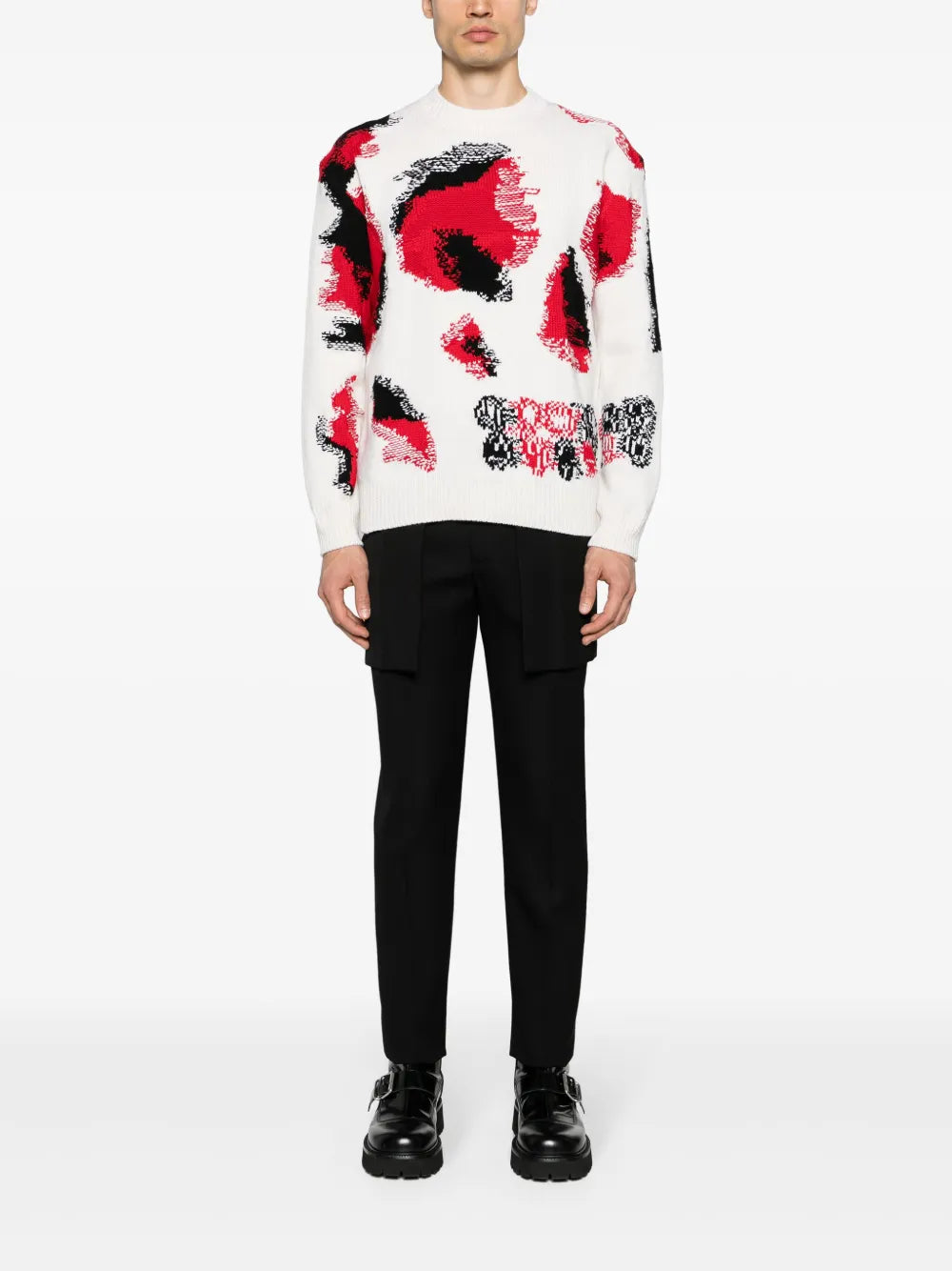 Alexander McQueen Pants with Visible Pockets - image 2