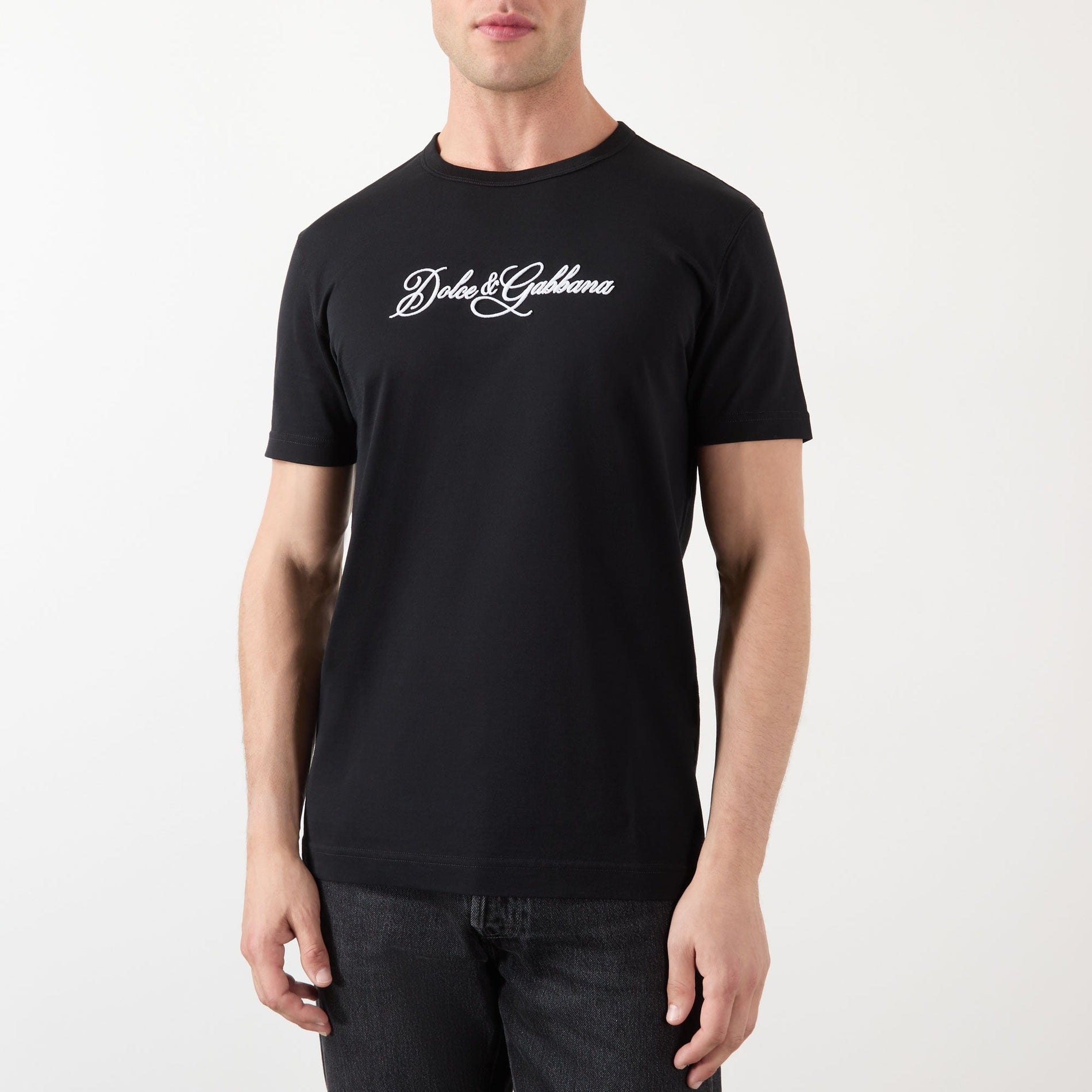 Dolce & Gabbana Logo Embroidered Short-Sleeved T-Shirt - image 2