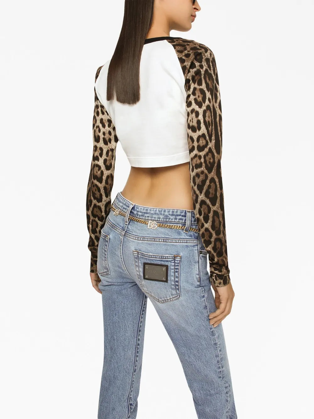 Dolce & Gabbana Flared Light Wash Denim Jeans - image 7