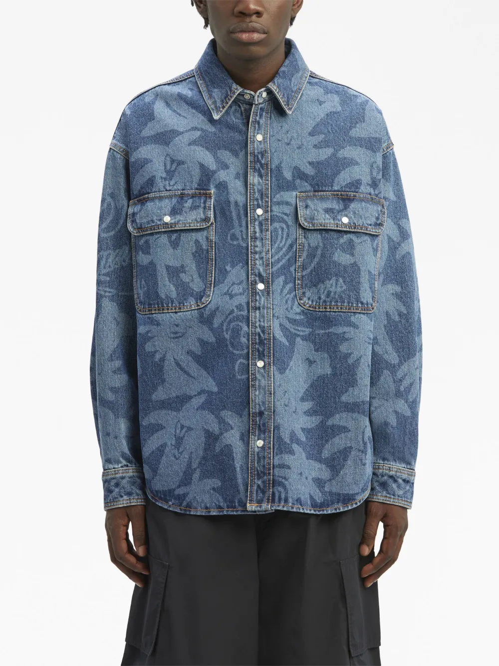 Palm Angels Palmity Denim Shirt - image 6