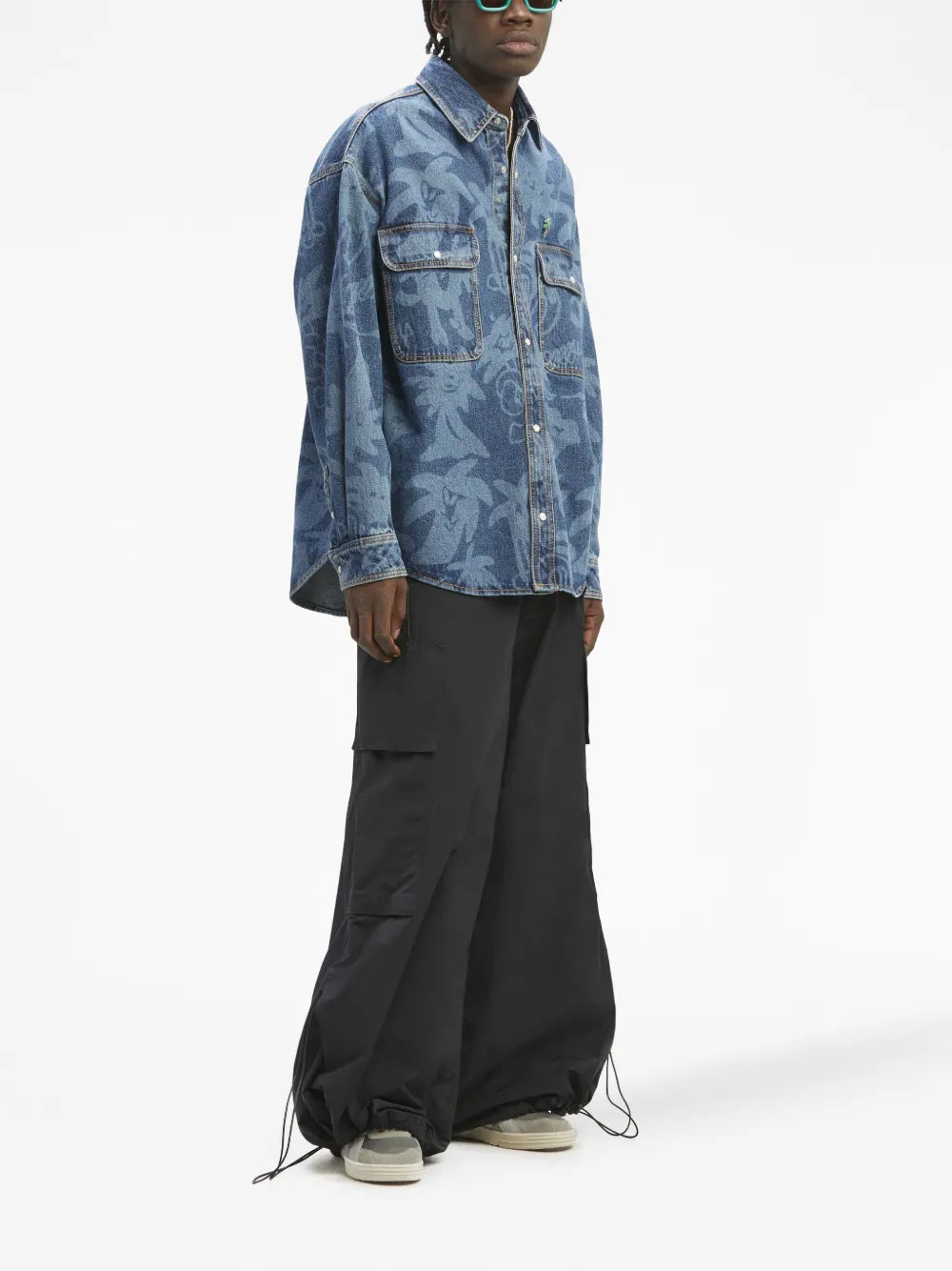 Palm Angels Palmity Denim Shirt - image 2