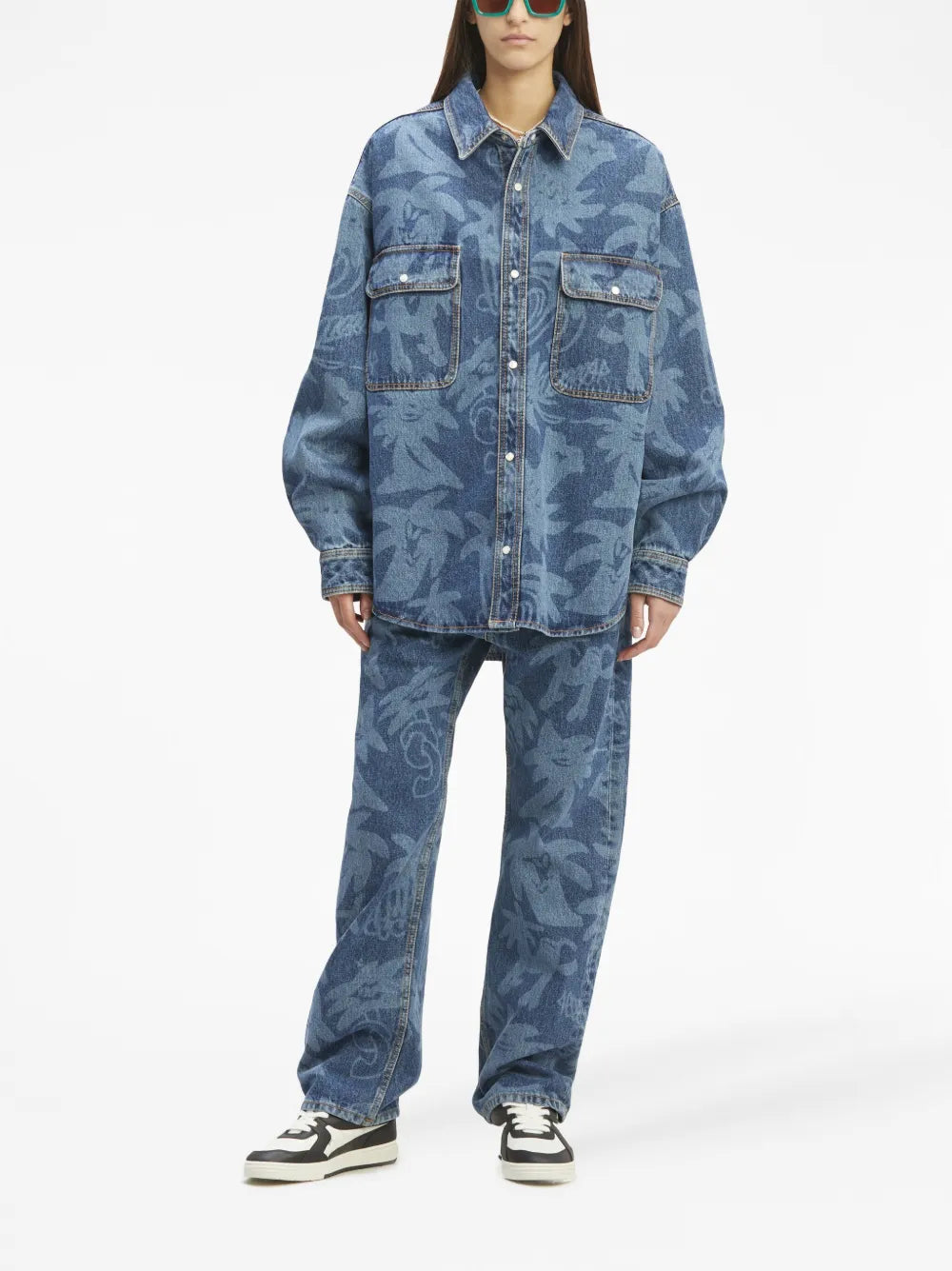 Palm Angels Palmity Denim Shirt - image 3