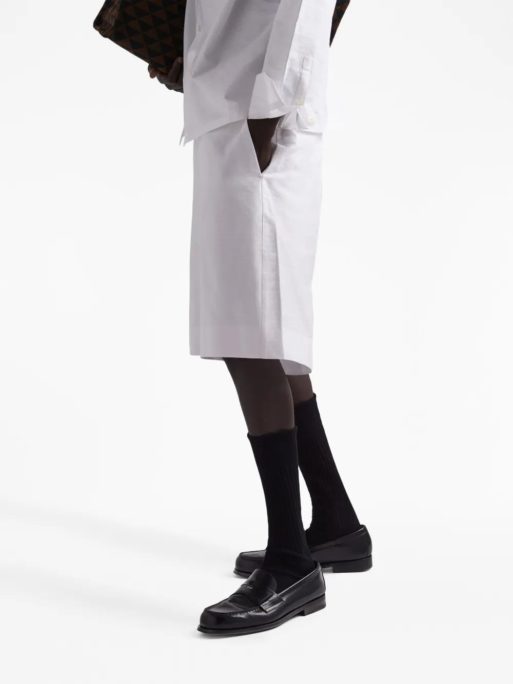 Prada Poplin Bermuda - image 3