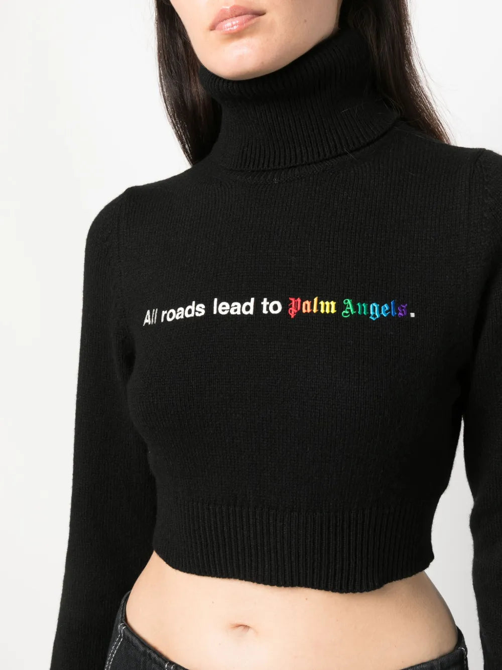 Palm Angels Crop Sweater - image 7