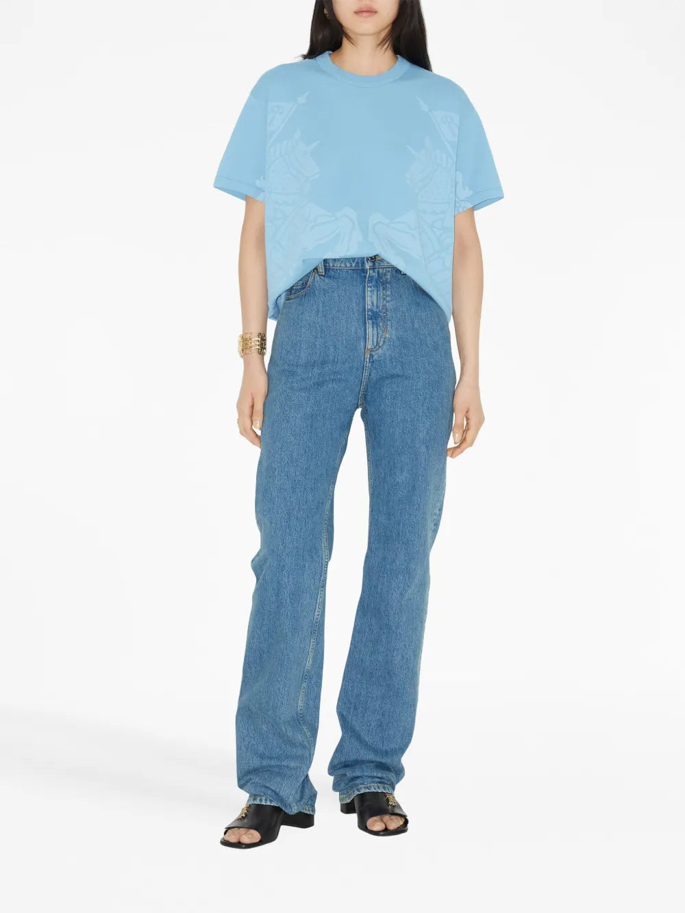 Burberry Blue Straight-Leg Denim Jeans - image 2