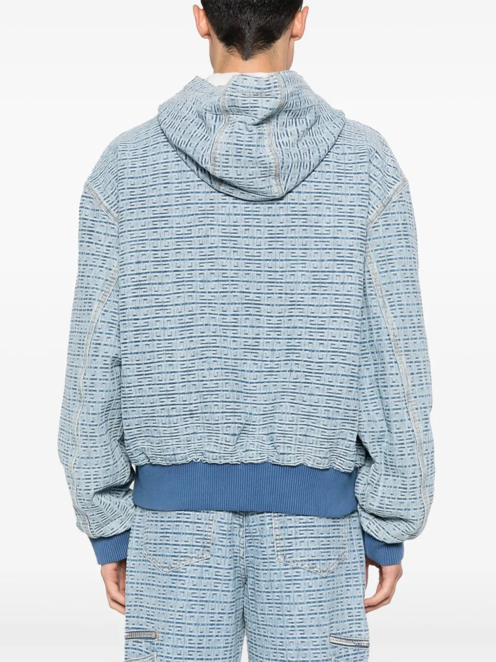 Givenchy 4G Denim Zip-Up Sweatshirt - image 6