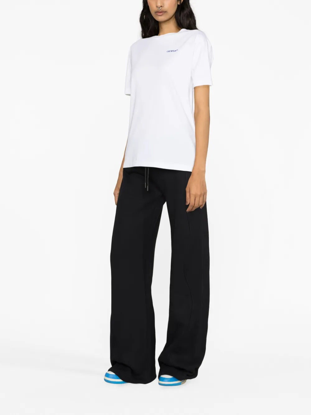Off-White Wide-Leg Drawstring Lounge Trousers - image 6