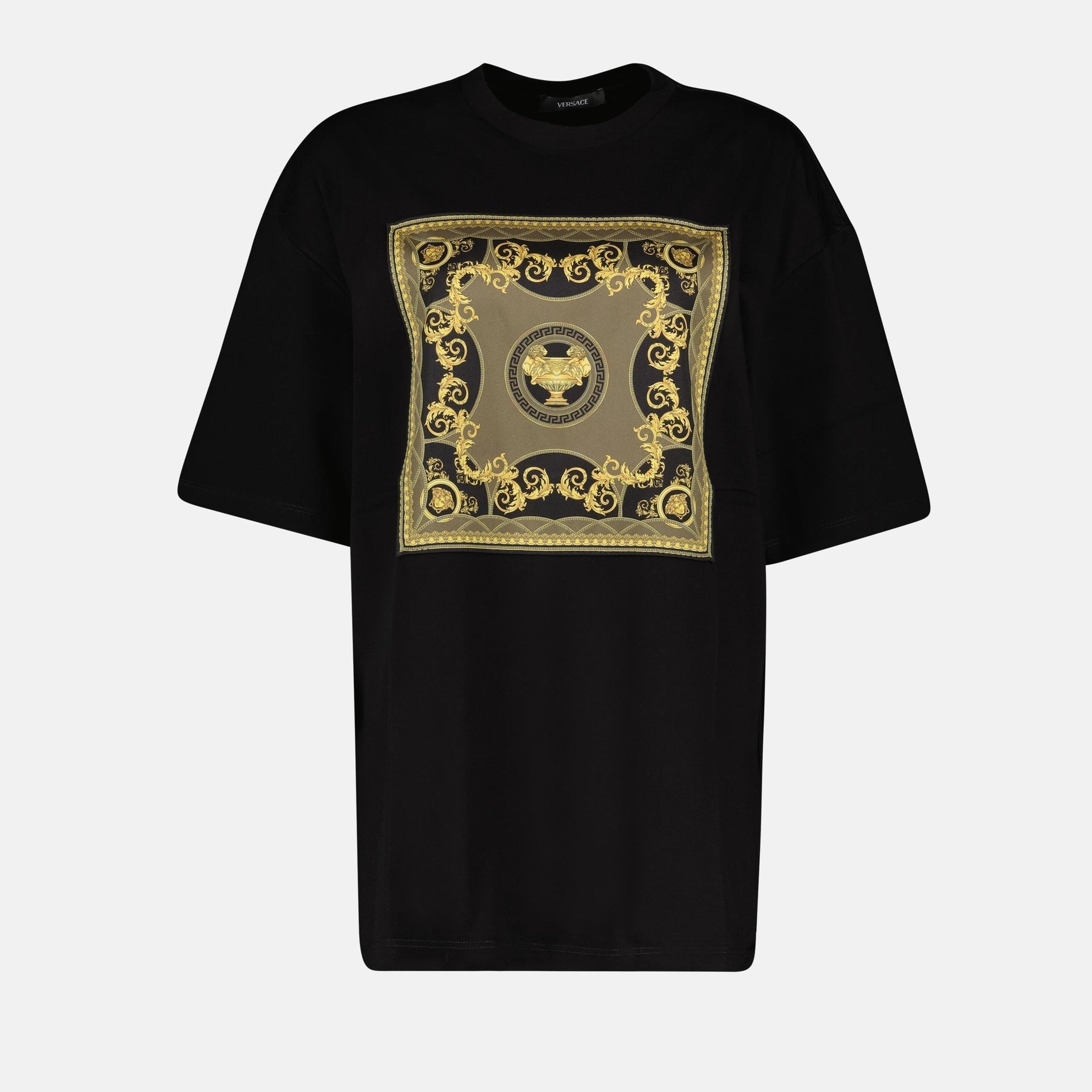 Versace Baroque Print Oversized T-Shirt