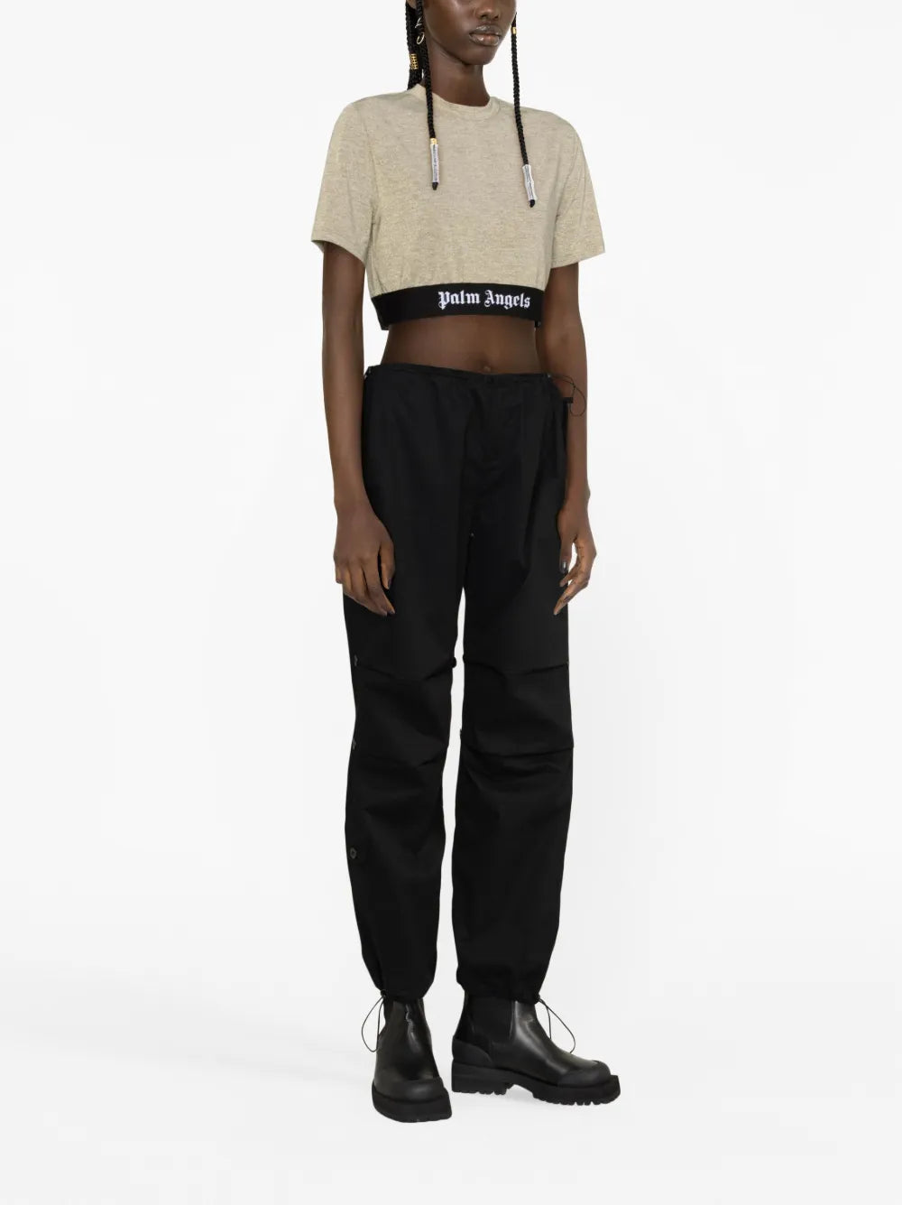Palm Angels Crop T-Shirt - image 6