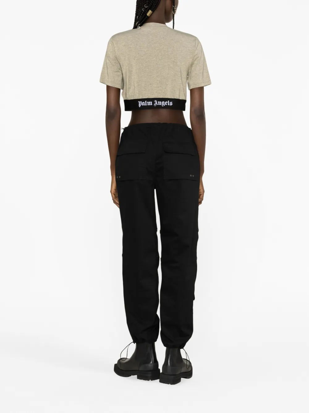 Palm Angels Crop T-Shirt - image 3