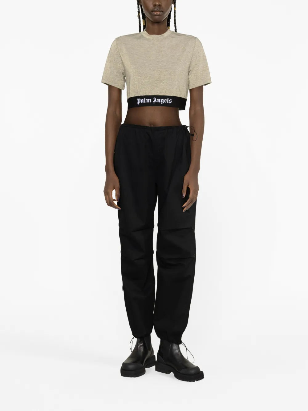 Palm Angels Crop T-Shirt - image 2