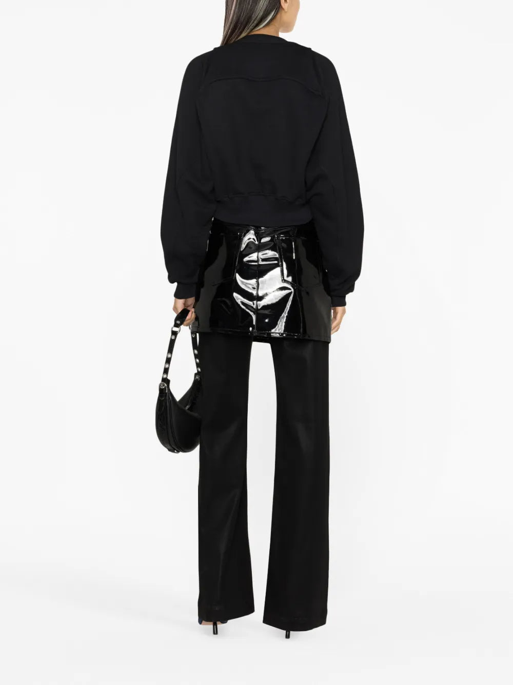 Off-White Cropped Sweatshirt - image 3