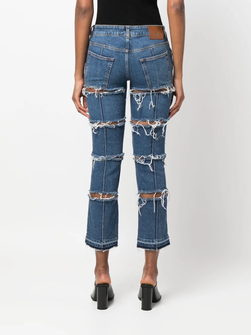 Alexander McQueen Patchwork Skinny Jeans - image 6