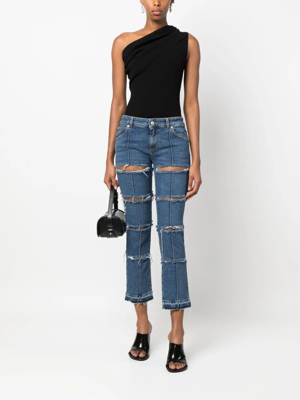 Alexander McQueen Patchwork Skinny Jeans - image 2