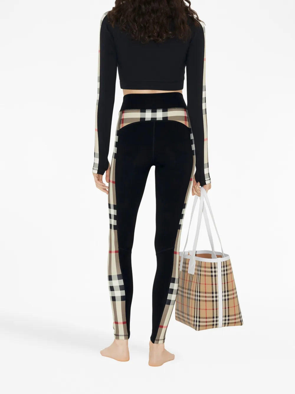 Burberry Check Panel Leggings - image 6