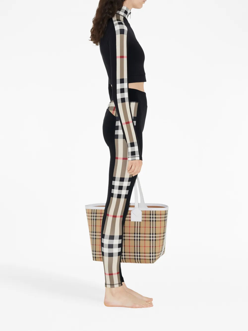 Burberry Check Panel Leggings - image 3