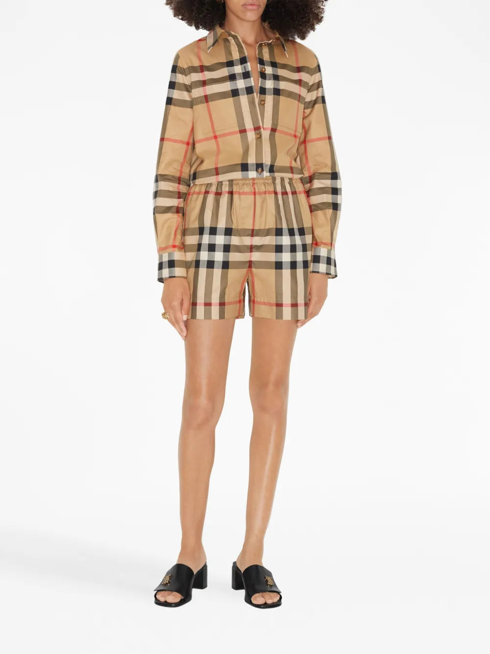 Burberry Checked Shorts - image 2