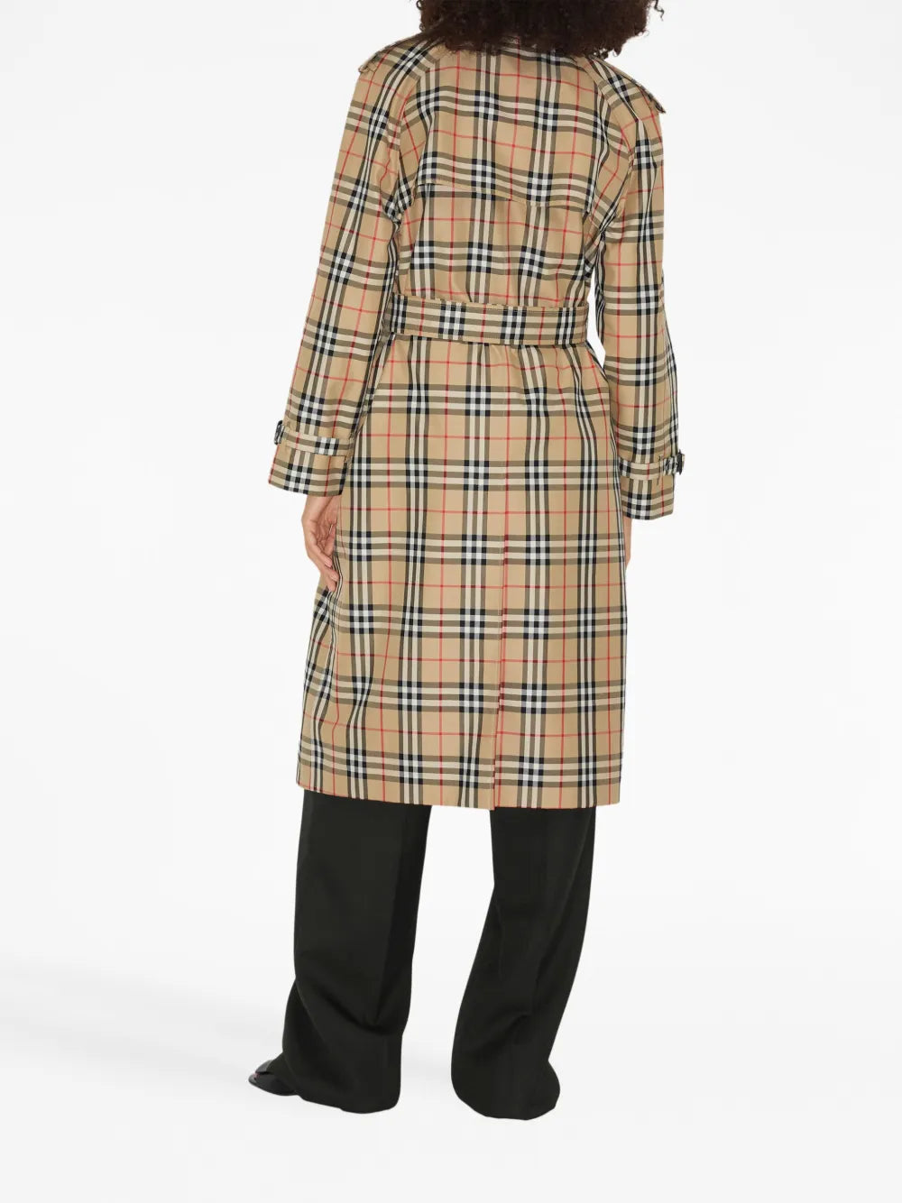 Burberry Checked Trench Coat - image 6