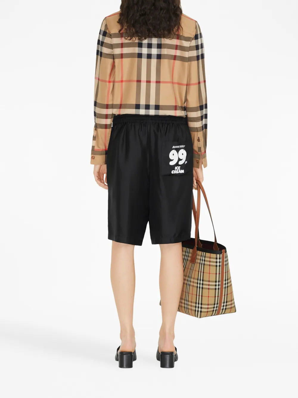 Burberry Vintage Check Longline Shirt - image 6