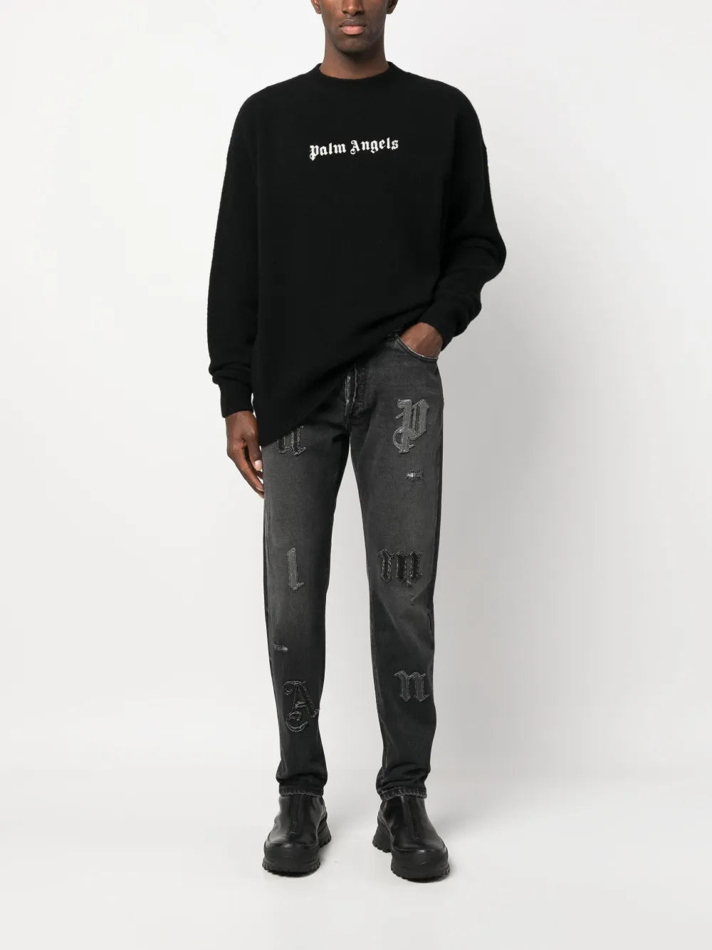 Palm Angels Logo Sweater - image 2