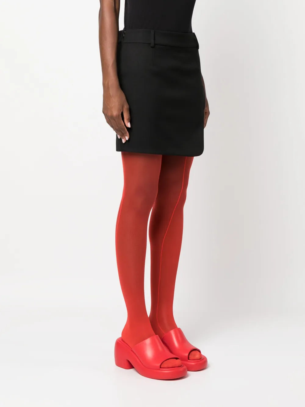 Off-White Mini Viscose Skirt - image 3