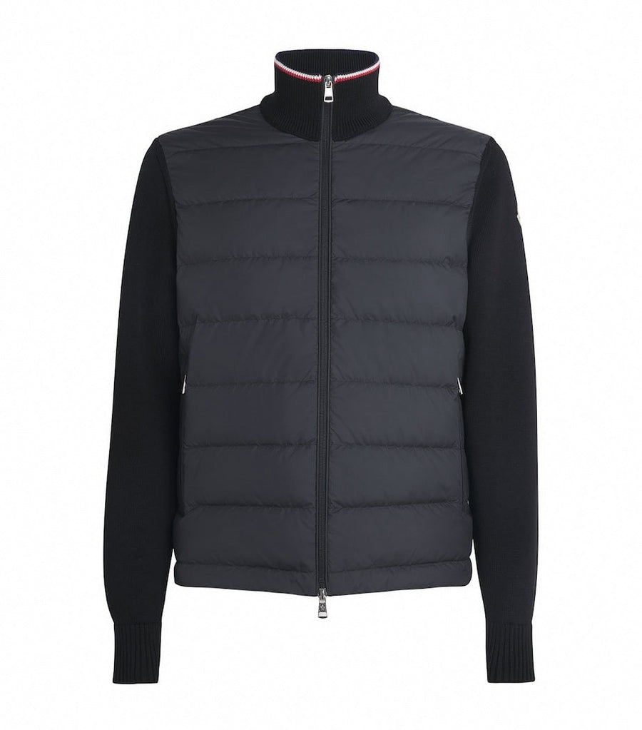 Moncler Cotton Down-Front Cardigan