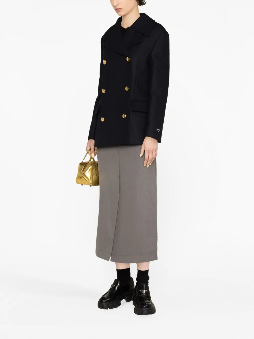 Prada Wool Peacoat - image 6