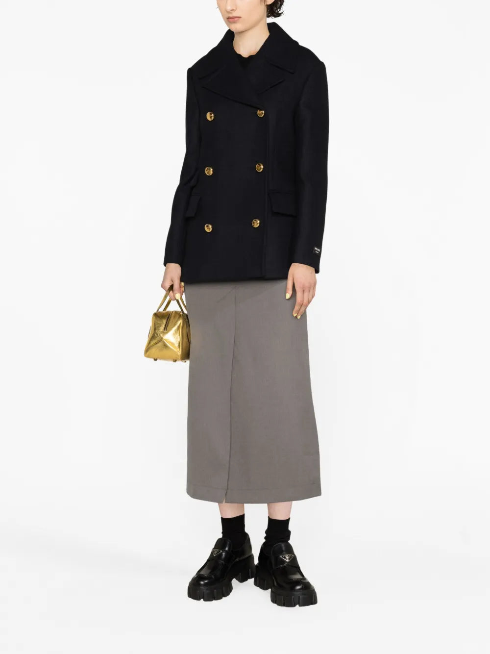 Prada Wool Peacoat - image 2