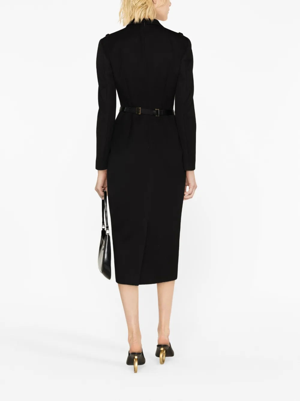 Prada Tailored Belted Midi Dress - image 6