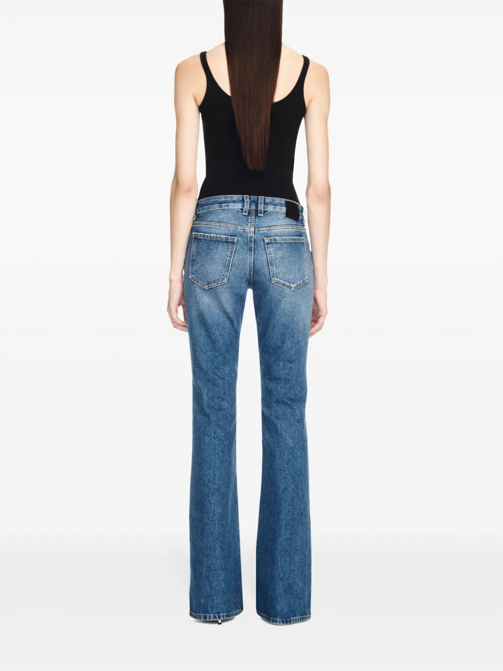 Off-White Vintage-Wash Flared Denim Jeans - image 6